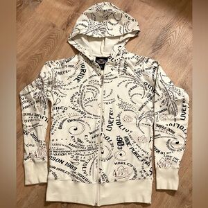 Harley-Davidson Women's Live to Ride Graffiti Hooded Zip Up | Size XS | EUC